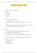 HIEU 201 Chapter 7 Quiz / HIEU201 Chapter 7 Quiz (LATEST, 2020): Liberty University(Updated Complete Solutions, Download to Score A)