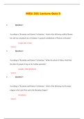 HIEU 201 Lecture Quiz 5 / HIEU201 Lecture Quiz 5 (3 Versions)(LATEST, 2020): Liberty University(Updated Complete Solutions, Download to Score A)