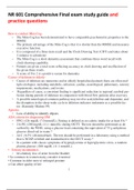 NR 601 Final Exam Study Guide (Version 2)-NR 601 Comprehensive Final exam study guide and practice questions,NR 601 (100% Verified Answer to secure better grades),Chamberlain college of nursing.