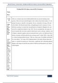 NR 439 WEEK 3 ASSIGNMENT: PROBLEM-PICOT-EVIDENCE SEARCH (PPE) WORKSHEET