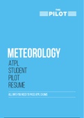 ATPL Meteorology - Resume