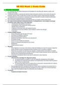 NR603 Week 1 Study Guide &sol; NR 603 Week 1 Study Guide &lpar;LATEST&comma; 2020&rpar; &colon; Chamberlain College of Nursing &lpar;Updated&comma; Download to score A&rpar;