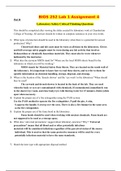 BIOS 252 Lab 1 Assignment 4 / BIOS252 Lab 1 Assignment 4 : Laboratory Safety Critical Thinking Questions & Answers (LATEST, 2020) : Anatomy & Physiology II : Chamberlain College of Nursing(Updated answers, Download to score A)