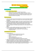 NR 507 Week 7 Outline_Notes_ Study Guide / NR507 Week 7 Outline_Notes_ Study Guide (LATEST, 2020) : Chamberlain College of Nursing (Updated , download to score A)
