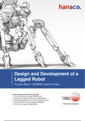 Design and Development of a Legged Robot