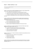 PSYC 290N WeeK 2,4,6&8 Exams(Q&A)