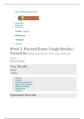 Focused Exam Cough Completed Shadow Health JULY 2020