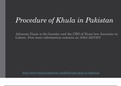 Simple Method of Khula Procedure in Pakistan in 2020 – Advocate Nazia