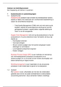 Samenvatting - Analyse van bedrijfsprocessen H1, H2, H3, H5, H6, H10 - Jan in't Veld