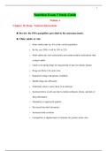 NUR 1172 Nutrition Exam 3 Study Guide / NUR1172 Nutrition Exam 3 Study Guide (Latest 2020): Rasmussen College