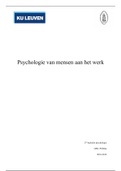 Samenvatting psychologen aan het werk