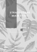 Grondige samenvatting strategische marketing (17/20 eerste zit)