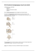 HC.8 Anatomie bewegingsapparaat romp en axiaal skelet