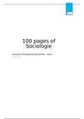 Inleiding Sociologie - Hoorcollege 1 tm 12
