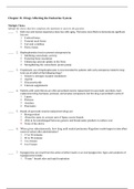 NR 508 Advanced Pharmacology: Week 5 Review Questions & Answers