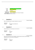 NURS 6551 Week 11 Final Exam (97/100 Correct)