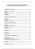 Introductie in de gezondheidszorg, hoofdstuk 1 t/m 16, 23 & 24