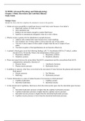 NURS501 Advanced Physiology and Pathophysiology Chapter 3 Fluid, Electrolytes and Acid-Base Balance Study Guide