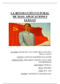 La revolució cultural de Mao, aplicacions i llegat