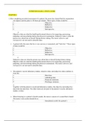 Nursing 2058 NUTRITION EXAM 2: STUDY GUIDE Chapter 1 To 16  {Latest Version}