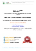 EMC E20-526 Practice Test, E20-526 Exam Dumps 2020 Update