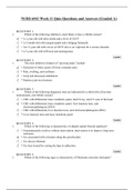 NURS 6541 Week 11 Quiz Questions and Answers (Graded A)