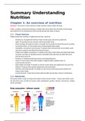 Samenvatting Understanding Nutrition H1, 3, 4, 5, 6, 7, 8