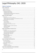 Legal Philosophy 341 notes