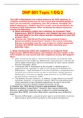 DNP 801 Topic 1&comma;2&comma;3&comma;4&comma;5&comma;6&comma;7&comma;8 DISCUSSION