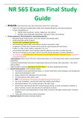 NR 565 wk 7 & 8 Final Exam Study Guide. WELL DETAILED FINAL EXAM STUDY GUIDE