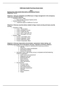 Adult Health 2 - Final Exam Study Guide 100% Correct Answers, Download to Score A