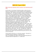 DNP 801 Topic 8 DQ 1 
