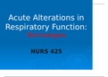 Acute Alterations in Respiratory Function Technologies