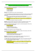NR442 - RN Community Health Practice Assessment B (all 50 questions containing answers with rationale) 2020 solution graded A 