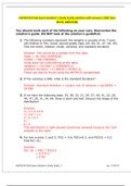 MATH534 Final Exam Solution’s Study Guide solution with answers 2020 docs 