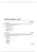 NURS 6521N Week 3 Quiz (Two Sets)