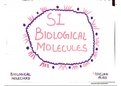 A* A level Biology Notes Section 1 ( Biological Molecules)