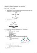 Samenvatting "Biochemistry: A Short Course" (John L. Tymoczko) Section 2 (H3 en H4)