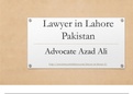 Best Lawyer in Lahore Pakistan For Legal Services