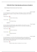 NURS 6541 Week 7 Quiz Questions and Answers (Graded A)