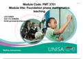 FMT3701: Study units 1-3 Presentations