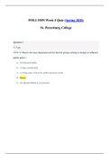 St. Petersburg College-POLI 330N Week 4 Quiz (Spring 2020)- 100% Correct scores_