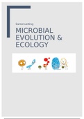 Samenvatting colleges Microbial Evolution and Ecology