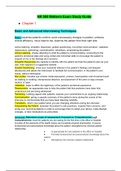 CHAMBERLAIN COLLEGE OF NURSING : NR 509 Midterm Exam Study Guide / NR509 Midterm Exam Study Guide (V1)(LATEST, 2020)(All Correct, Download to score A)