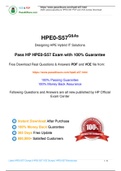 HP HPE0-S57 Practice Test, HPE0-S57 Exam Dumps 2020 Update