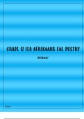 IEB GR12 English and Afrikaans (Poetry Pack)