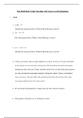 Teas Math Study Guide: Questions with Answers and Explanations