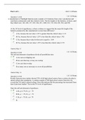 MATH 302 QUIZ 4 QUESTION AND ANSWERS – SET 4{GRADED A }