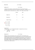 MATH 302 Quiz 5 with Answers/MATH 302 QUIZ 5 – QUESTION AND ANSWERS – SET 2{GRADED A}