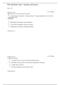 PSYC 460 Week 2 Quiz – Question and Answers/PSYC 460 WEEK 2 QUIZ -QUESTION AND ANSWERS – SET 2{GRADED A}